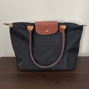 Longchamp Le Pliage Black Tote